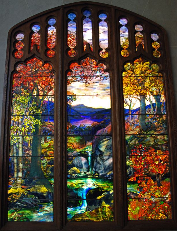 Met Highlights 06-1 Louis Comfort Tiffany Autumn Landscape